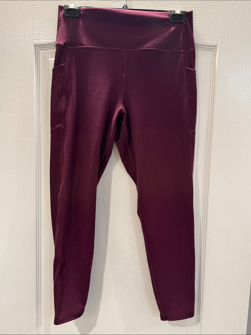 GAP Burgundy Leggings with Side Pockets